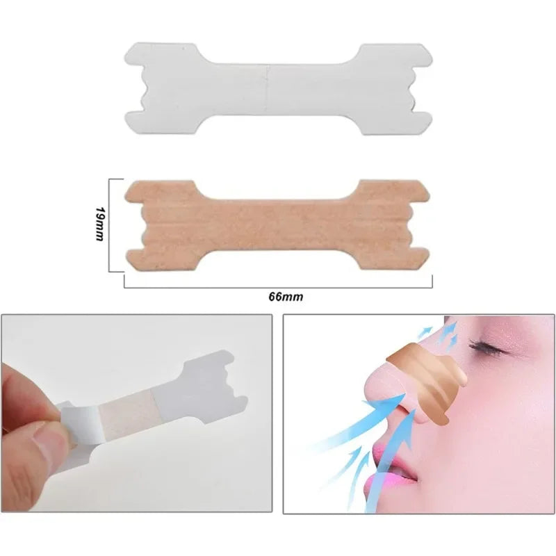 Anti-Snoring Nasal Strips for Adults | Hypoallergenic Sleep Aid for Better Breathing
