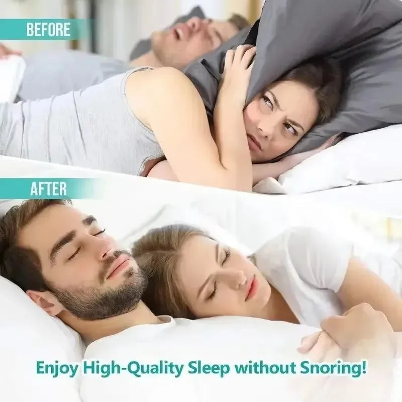 SilentSleep Anti Snoring Nose Clip | Magnetic Silicone Sleep Aid with Travel Case