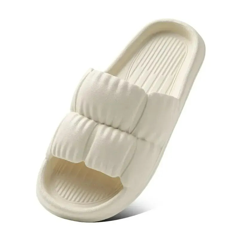 Women's Cloud Slippers with Soft Thick Sole | Non-Slip EVA Flip Flops for Indoor and Outdoor Use