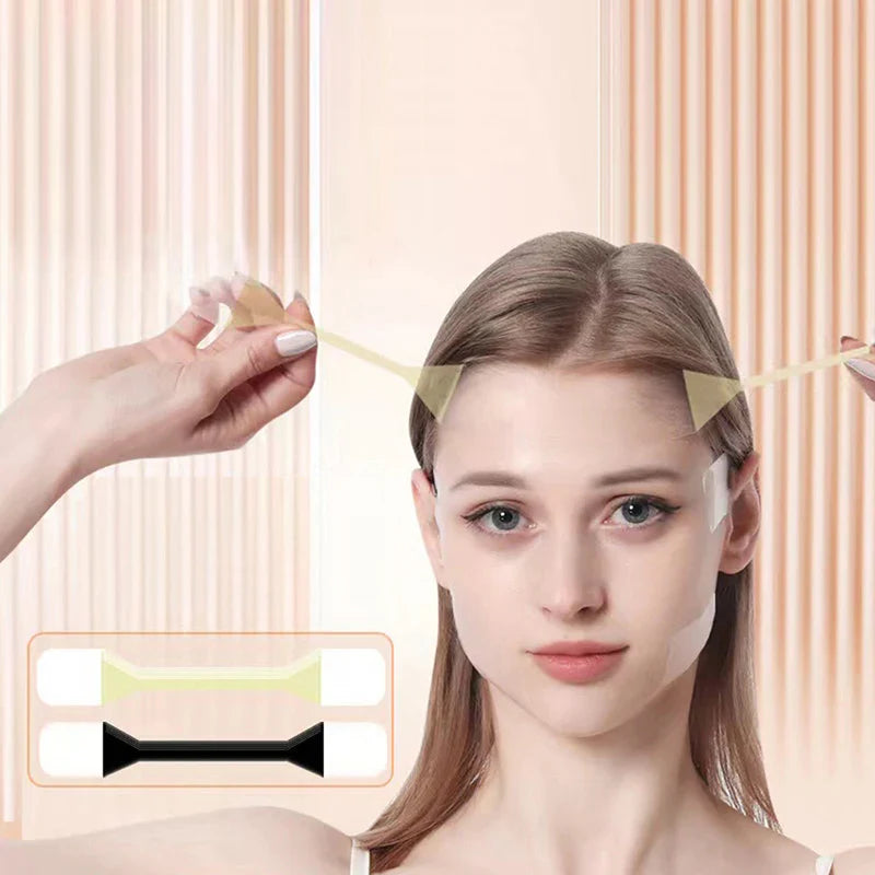 Invisible Face Lift Tape | Instant V-Shape Lifting Stickers for Jawline and Neck