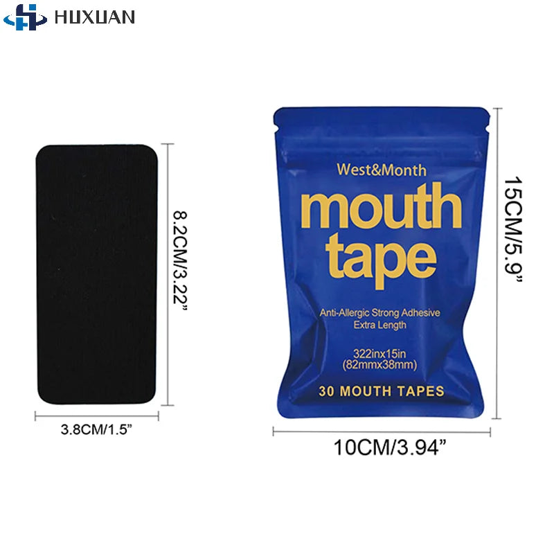 Stop Snoring Patch | Gentle Mouth Tape for Better Sleep and Nose Breathing