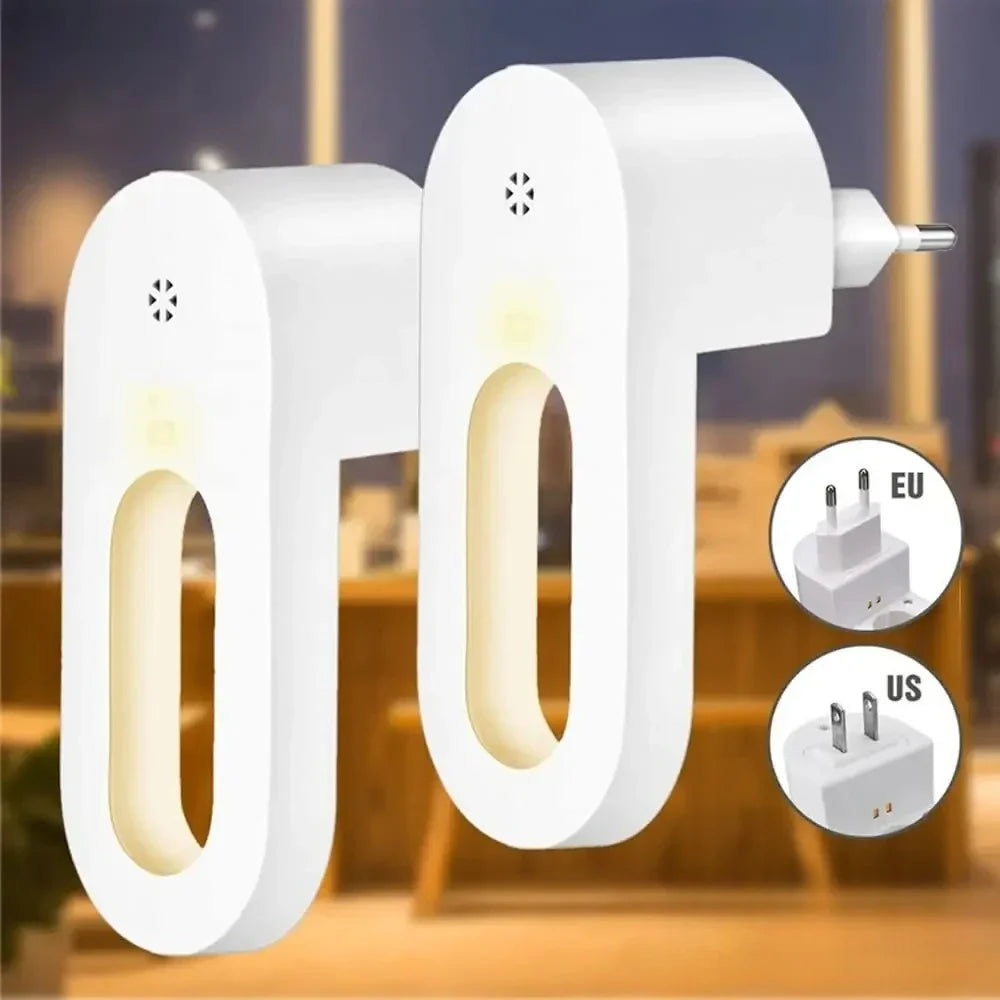LED Plug Night Light with Twilight Sensor | Energy Saving Wall Socket Lamp for Kids Room