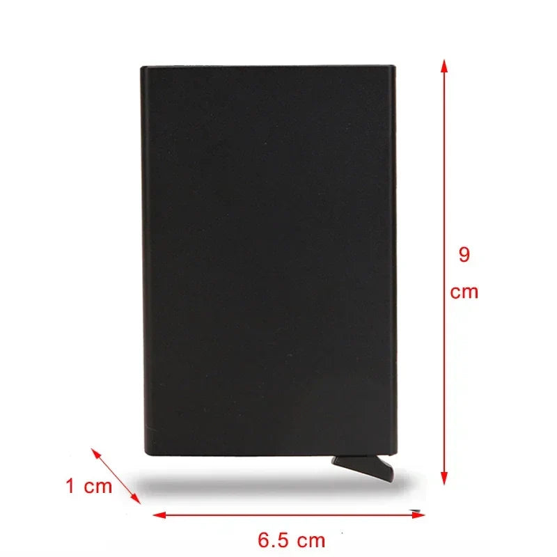 DIENQI Rfid Credit Card Holder | Smart Minimalist Aluminium Wallet