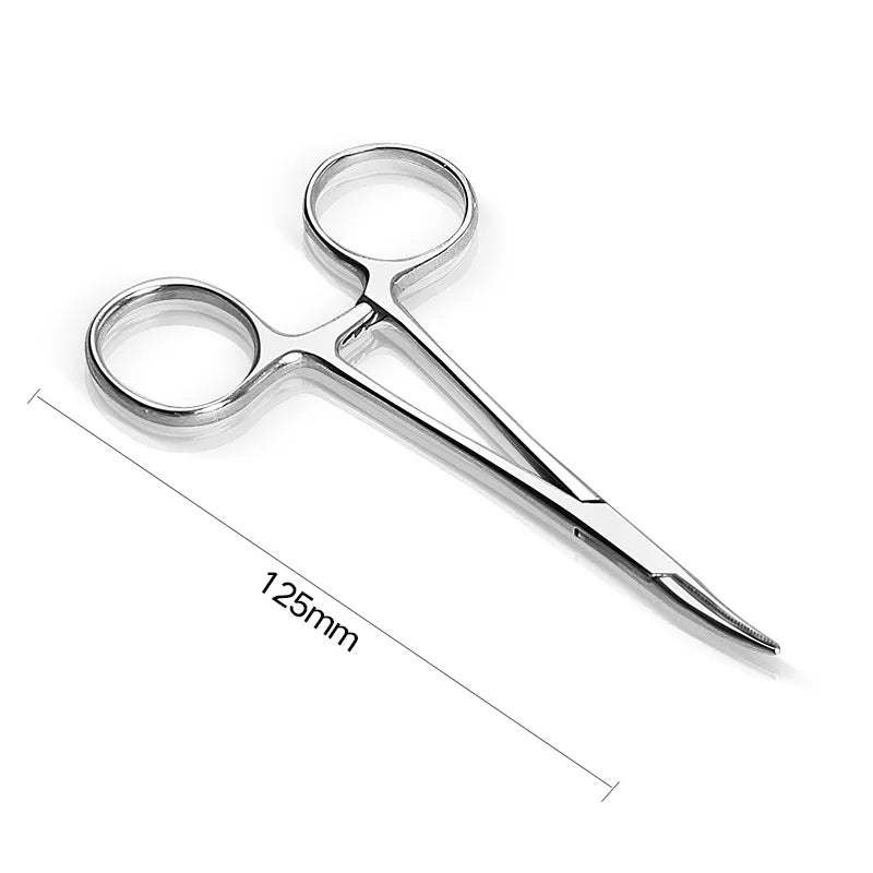 Stainless Steel Locking Forceps | Multi-Purpose Hemostatic Clamp for Fishing and Crafting