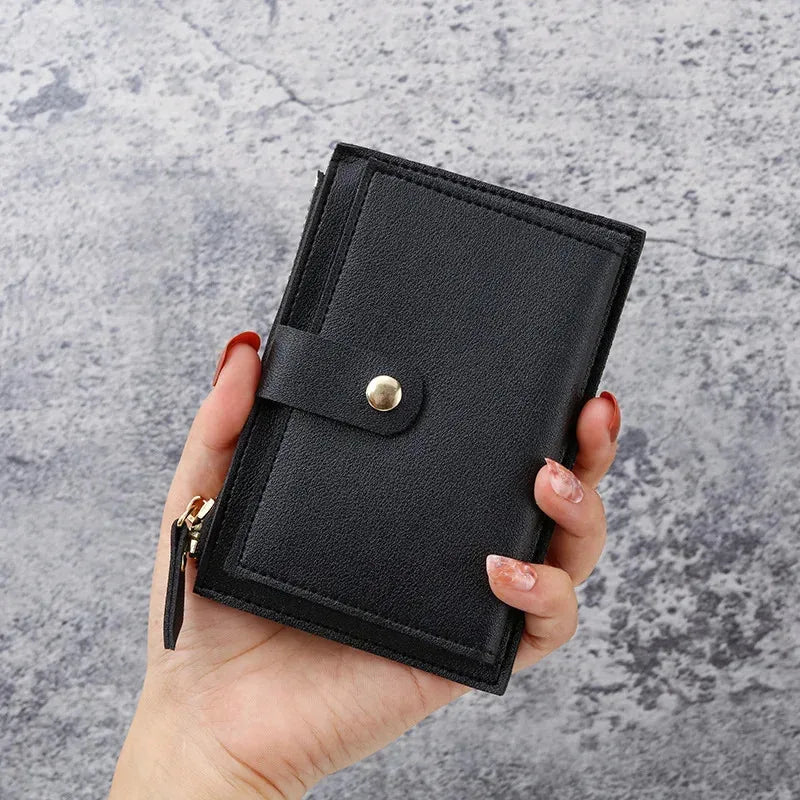 Ultra-Thin PU Wallet for Women | Simple Student Coin Purse
