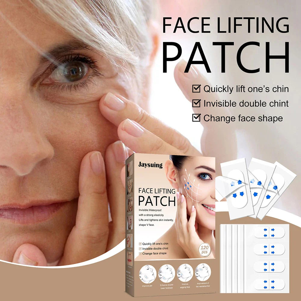120 Pcs Invisible Face Lift Tapes | Instant V Shape Skin Firming Stickers