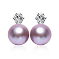 Real Freshwater Pearl Stud Earrings | 100% Genuine AAAA Pearl in 925 Sterling Silver