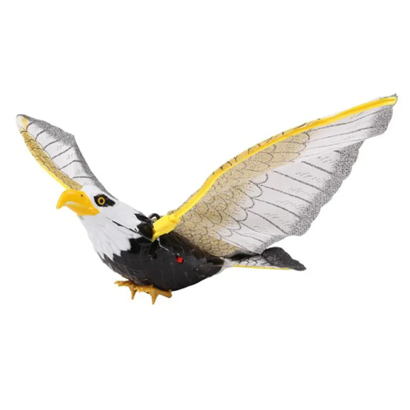 Luminous Hanging Eagle Bird Repellent with Music | Eco-Friendly Flying Bird Scarer for Garden Safety