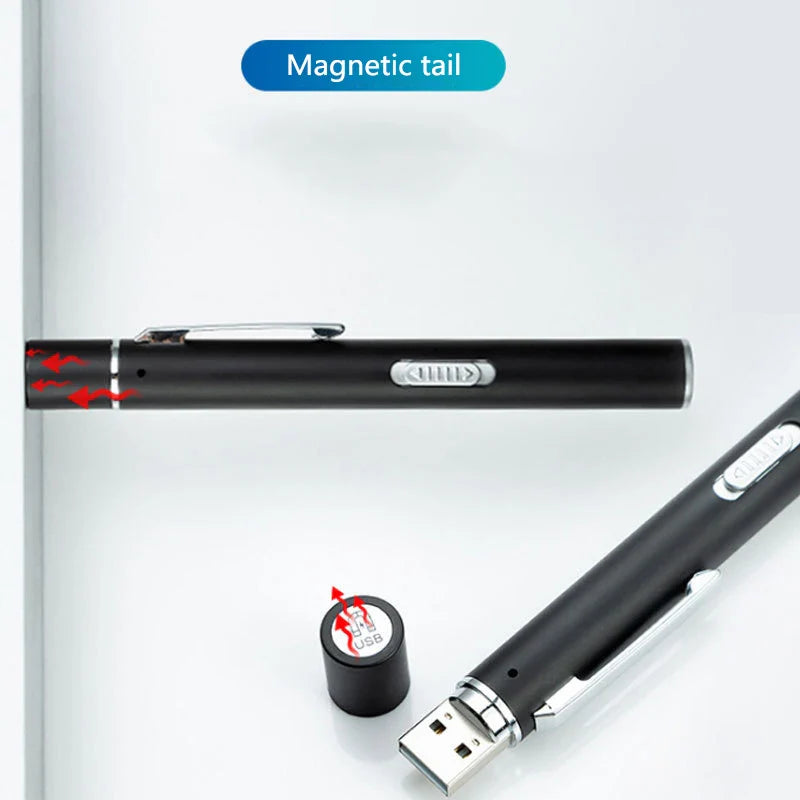 Rechargeable LED Medical Pen Light | Dual Color Temperature Stainless Steel Flashlight