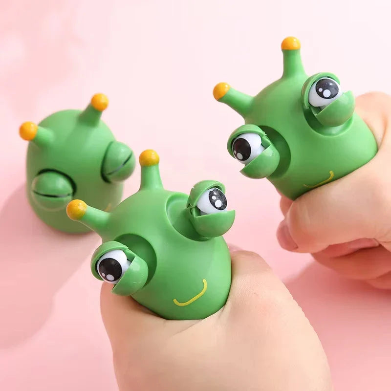 Creative Explosive Eye Popping Caterpillar Toy | Funny Fidget Stress Relief for Kids and Adults