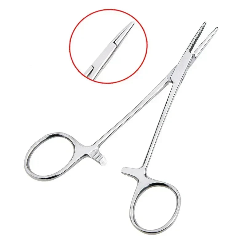 Multifunctional Hemostatic Forceps | Stainless Steel Surgical Clamp for Fishing, Arts & Crafts