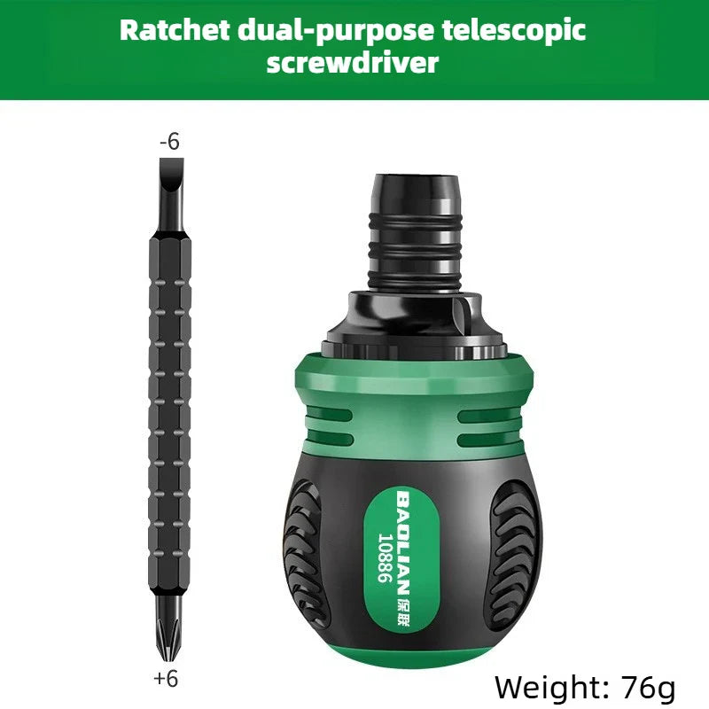 Ratchet Screwdriver Set with Multifunctional Adjustable Bits | Precision Hand Tool Kit