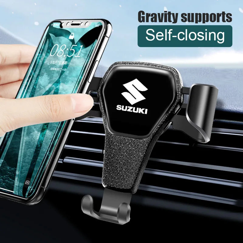 Car Phone Holder for Suzuki Swift Jimny Alto SX4 | Gravity Auto Clamp Bracket