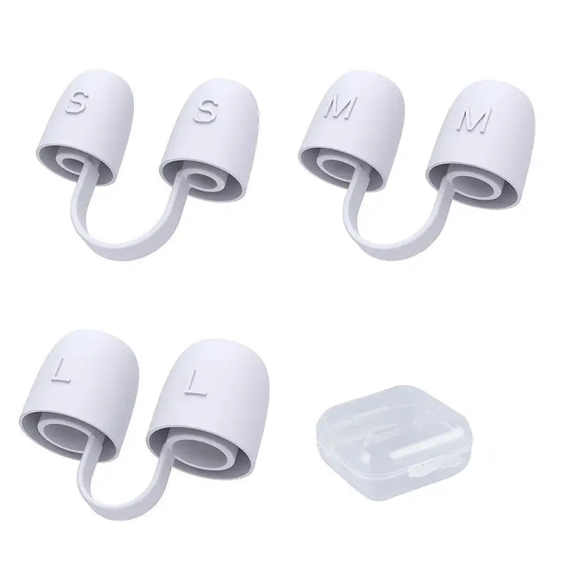 Silicone Nose Clip for Snoring | 3 Pack Nasal Dilator Strips for Better Sleep