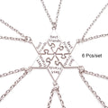6 Pcs/Set Best Friend Pendant Necklace Set | Friendship Jewelry Gift