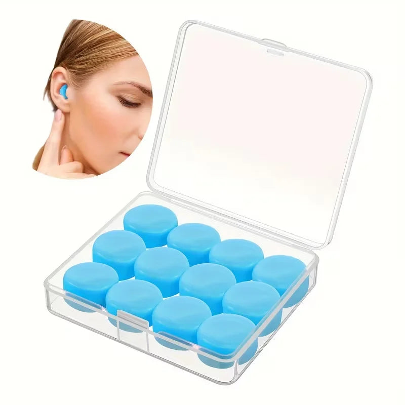 Soundproof Earplugs for Sleep | Silicone Noise Cancelling Earplugs for Men and Women