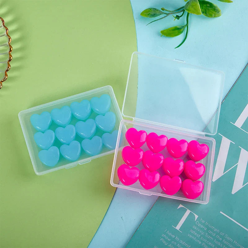12 Pcs Silicone Ear Plugs Reusable Noise Reduction | Sleeping Protection