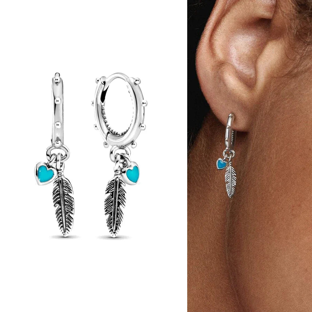 925 Silver Strawberry Butterfly Stud Earrings | Fine Jewelry Gift for Women