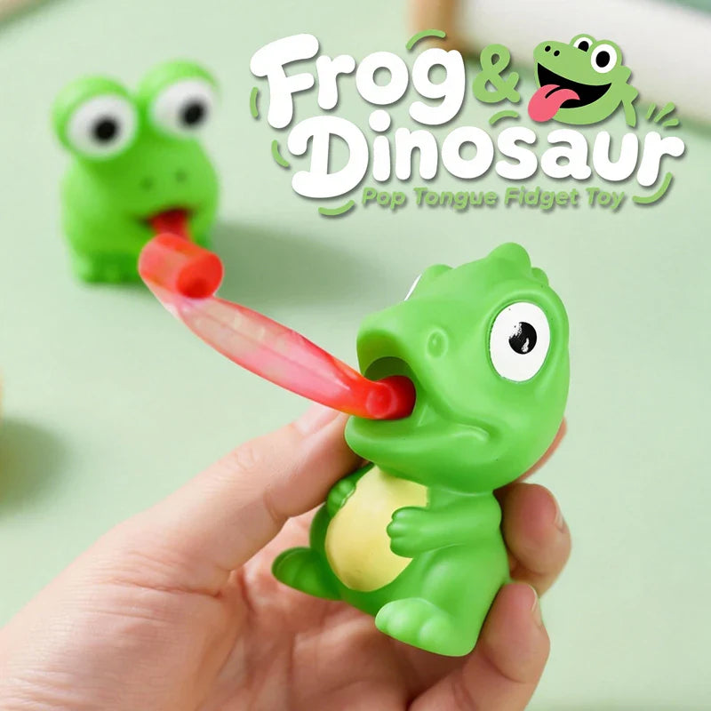 Funny Frog Dinosaur Squeeze Toy | Creative Sensory Fidget Gift for Kids