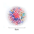 No Net Burr Release Colorful Bead Ball Massage Stress Relief Ball | Pinch Music Squeeze Toy for Adults and Kids