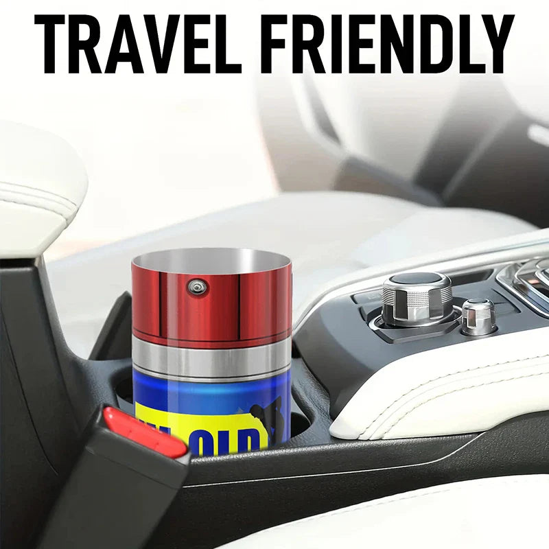 WD40 Dirty Pattern Thermos Cup | 20oz Insulated Stainless Steel Tumbler with Lid