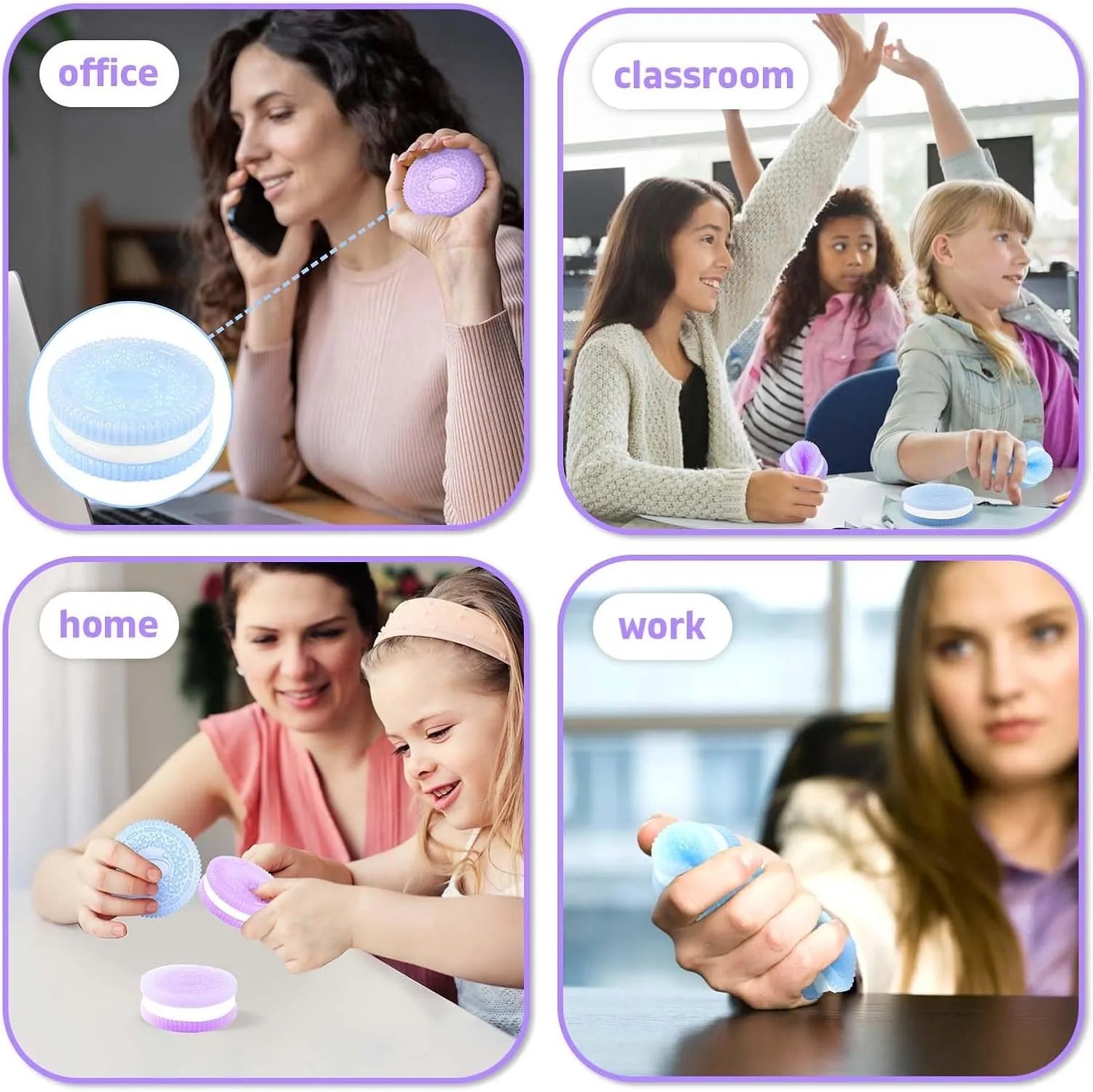 Ultra-Soft Squishy Stress Relief Toy | Kawaii Fidget Sensory Toy