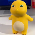 Funny Kiss Milk Dinosaur Squeeze Toy | Cute Yellow Nailong Kawaii Stress Relief Doll