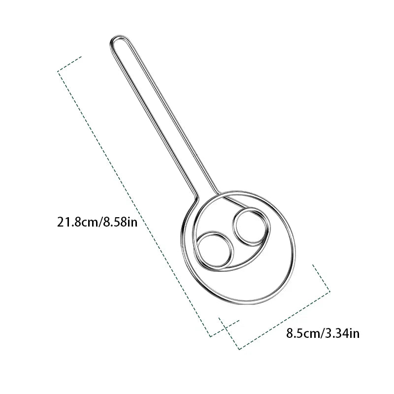Danish Dough Whisk | Stainless Steel Mixing Rod for Baking