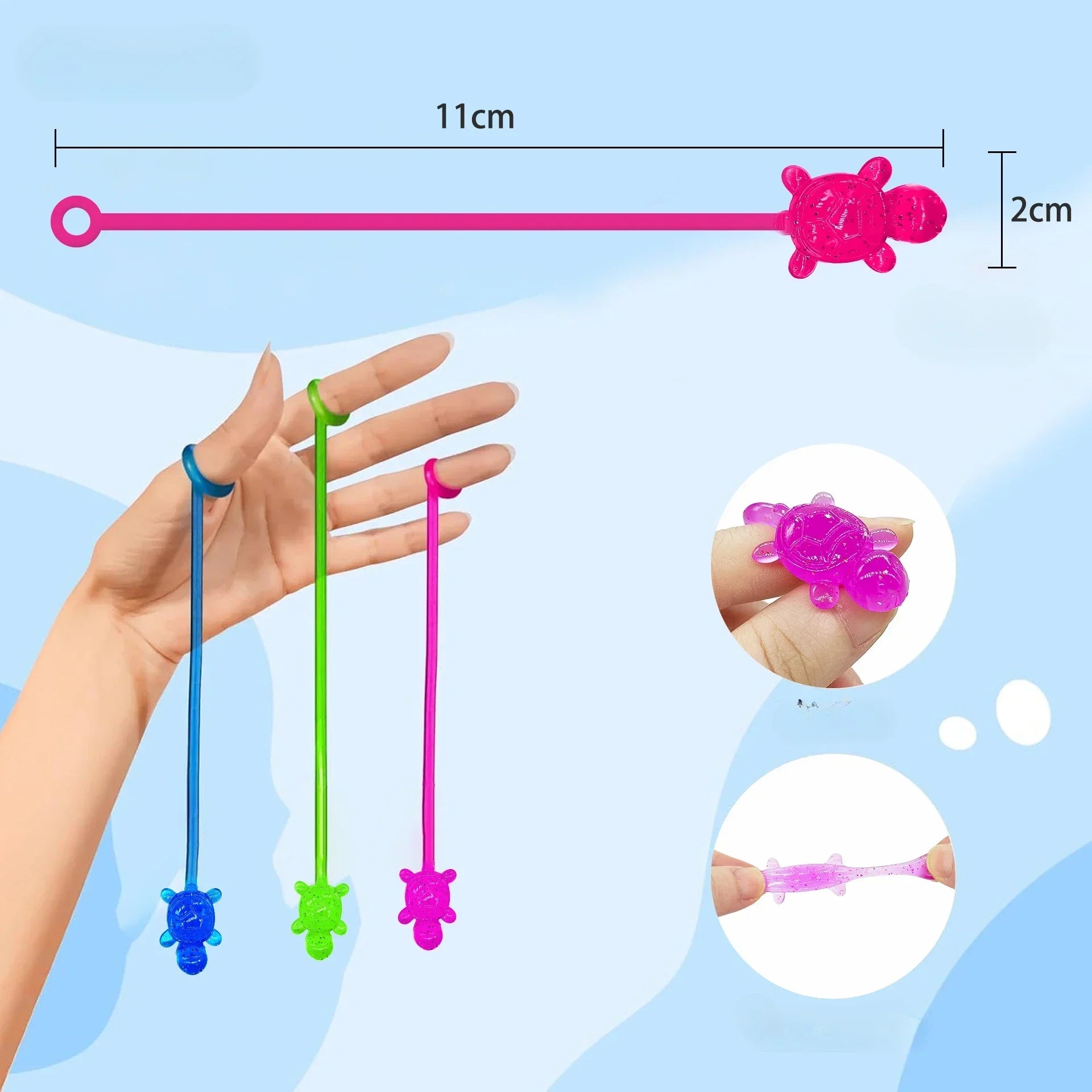 Fun Sticky Turtle Toy | Interactive Stress Relief Party Gift
