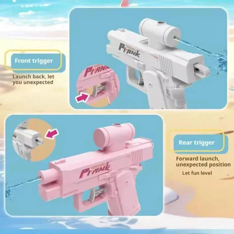 2-Way Reverse Splash Water Gun | Double Directional Prank Toy