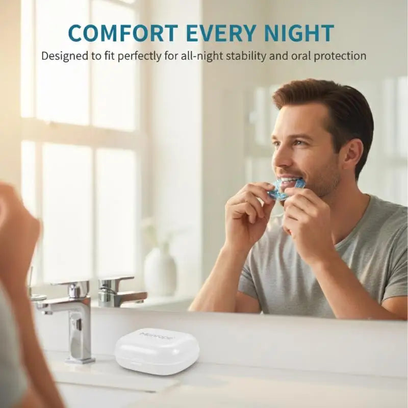 Anti Snore Mouth Guard for Bruxism and Snoring | Soft Night Guard for Better Sleep