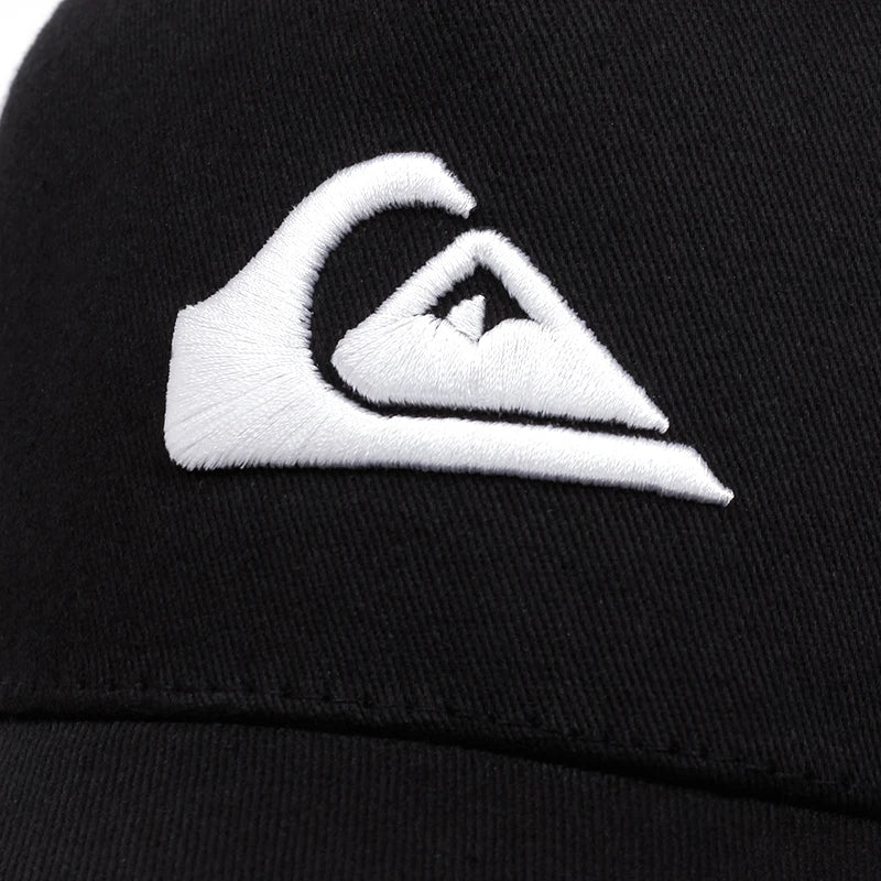 Triangle Surfing Embroidered Mesh Baseball Cap | Summer Breathable Hip Hop Trucker Hat