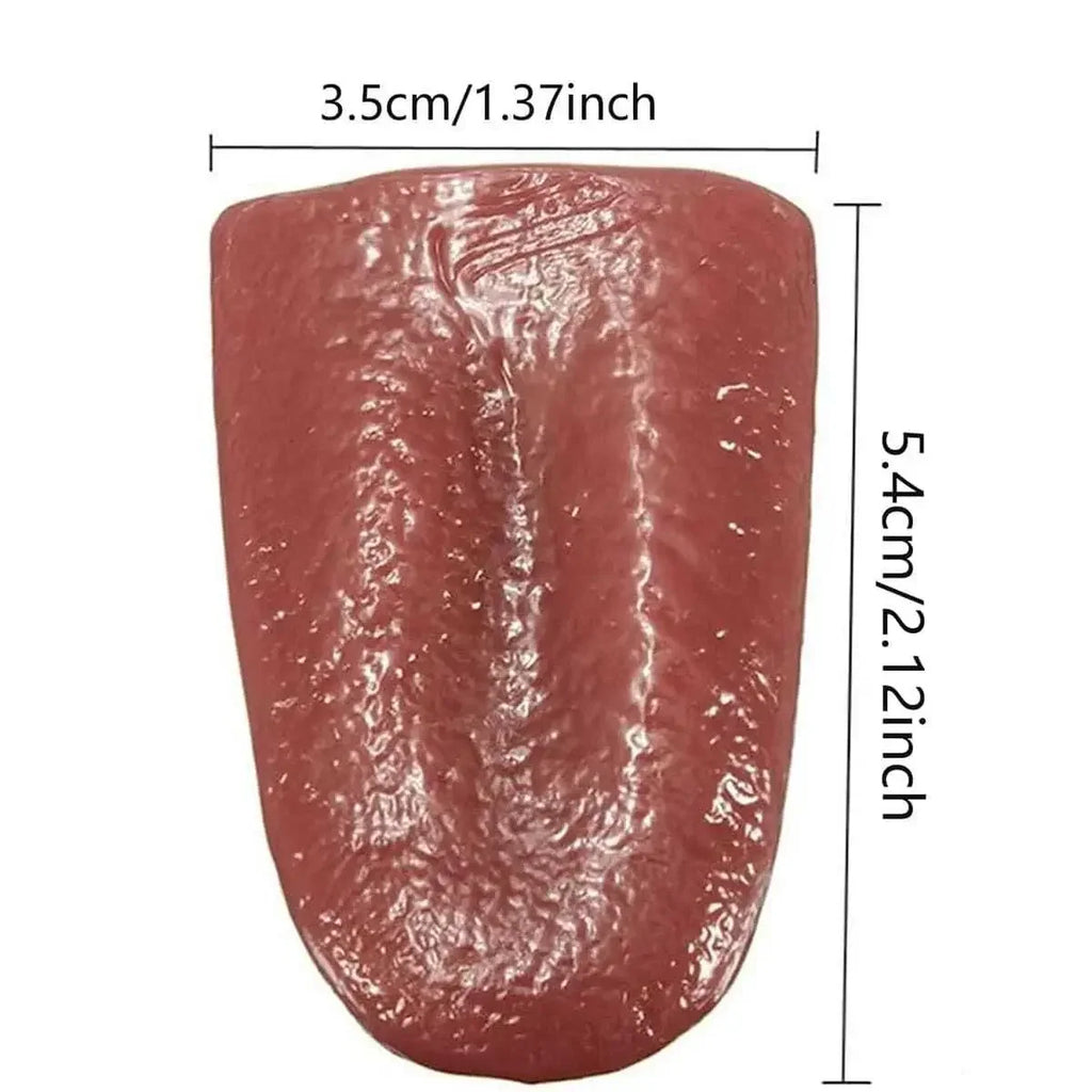 Realistic Prank Tongue | Silicone Halloween Gag Toy