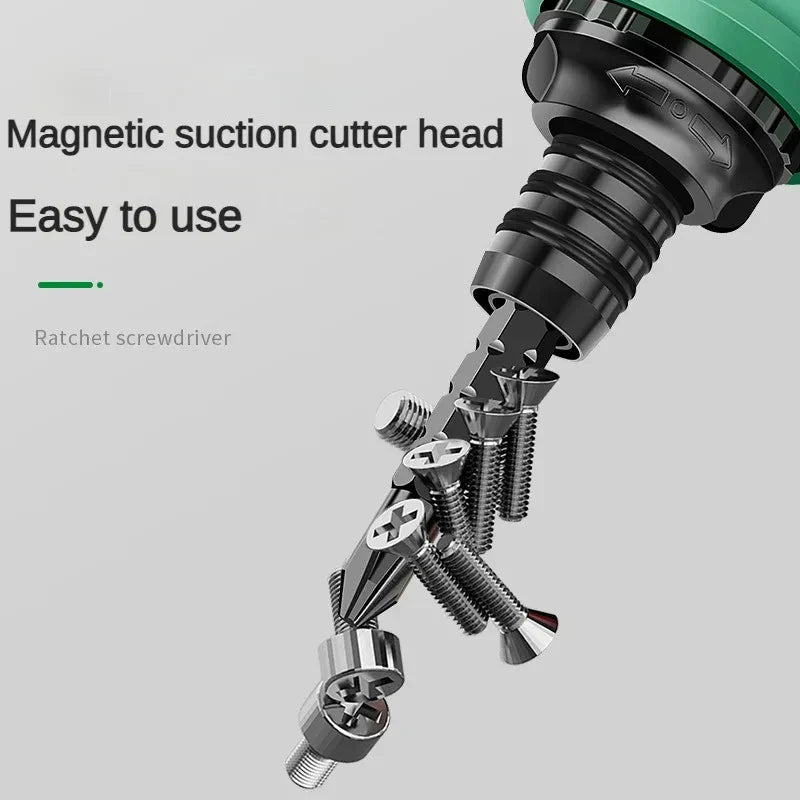 Ratchet Screwdriver Set with Multifunctional Adjustable Bits | Precision Hand Tool Kit