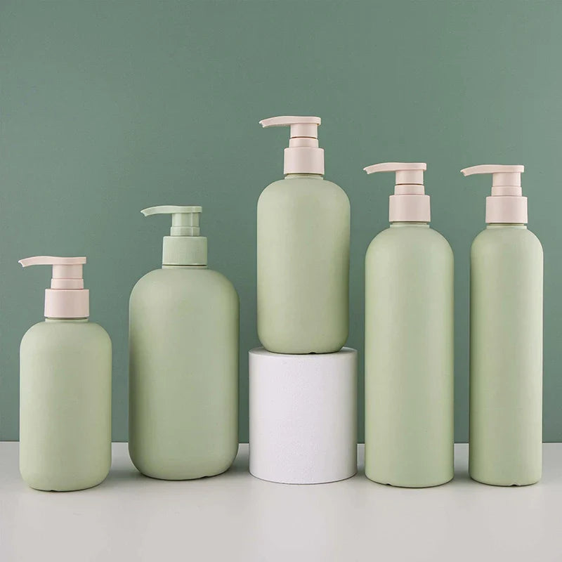 Refillable Foaming Soap Dispenser | Rustproof Plastic Shampoo and Shower Bottle for Kitchen and Bathroom