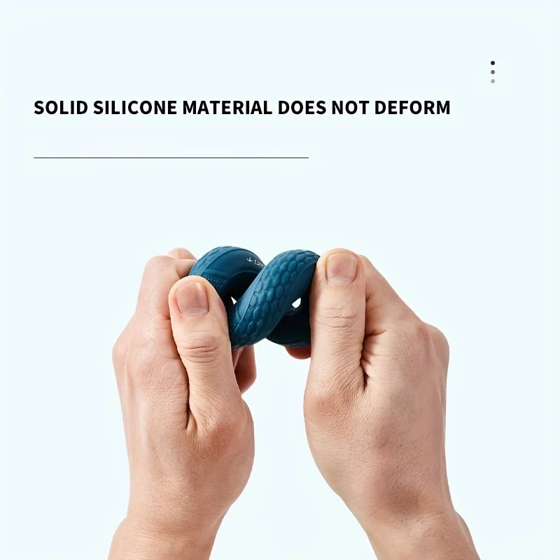 Silicone Hand Grip Ring for Strength Training | Adjustable 20-80LB Carpal Expander