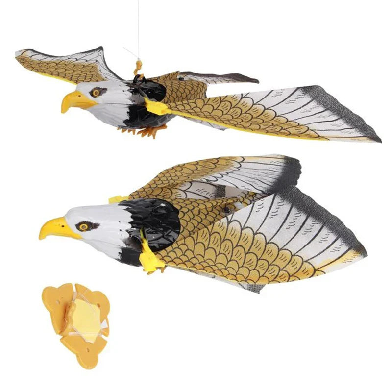 Luminous Hanging Eagle Bird Repellent with Music | Eco-Friendly Flying Bird Scarer for Garden Safety