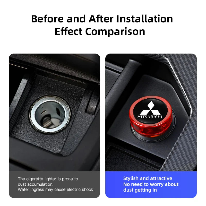 Mitsubishi Cigarette Lighter Dust Cap | Power Port Dustproof Cover Plug