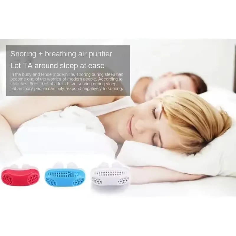 Anti Snoring Nasal Dilators | Silicone Nose Clip for Quiet Sleep