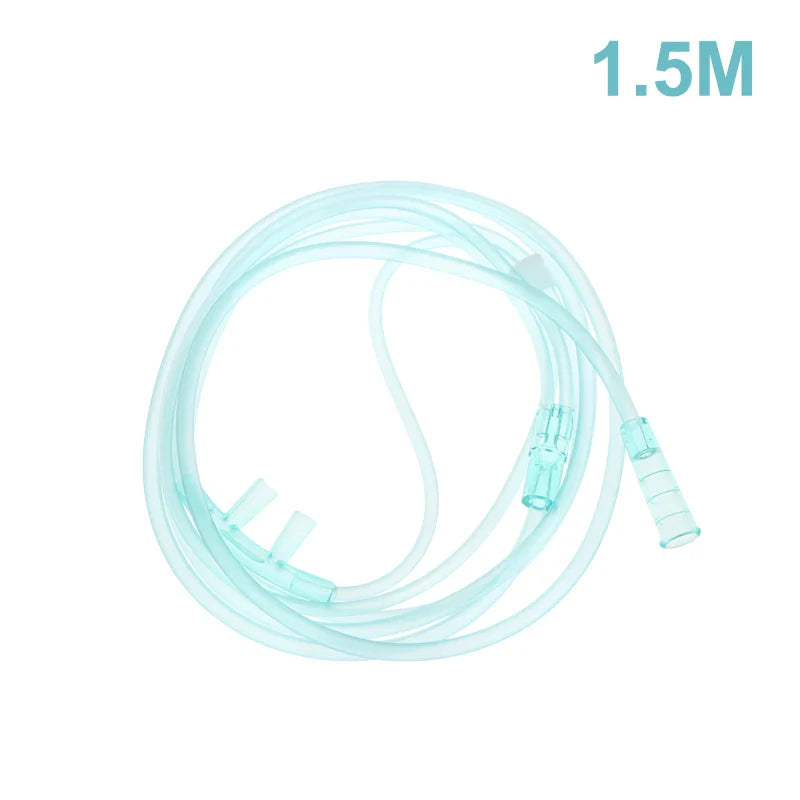 1.5m 3m 5m Nasal Cannula Oxygen Tube | Disposable Plastic Oxygen Tubing for Home and Hospital Use