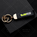 Skoda VRS Carbon Fiber Keychain | Car Emblem Key Ring for Citigo Kodiaq Yeti Rapid Fabia