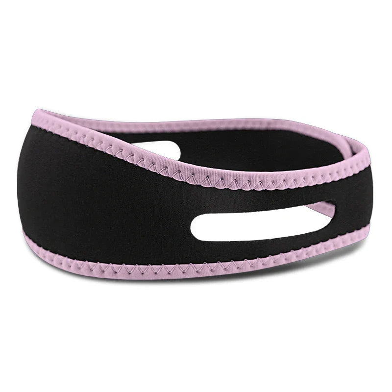 Breathable Anti Snore Chin Strap | Nylon Elastic Mouth Breathing Band for Better Sleep