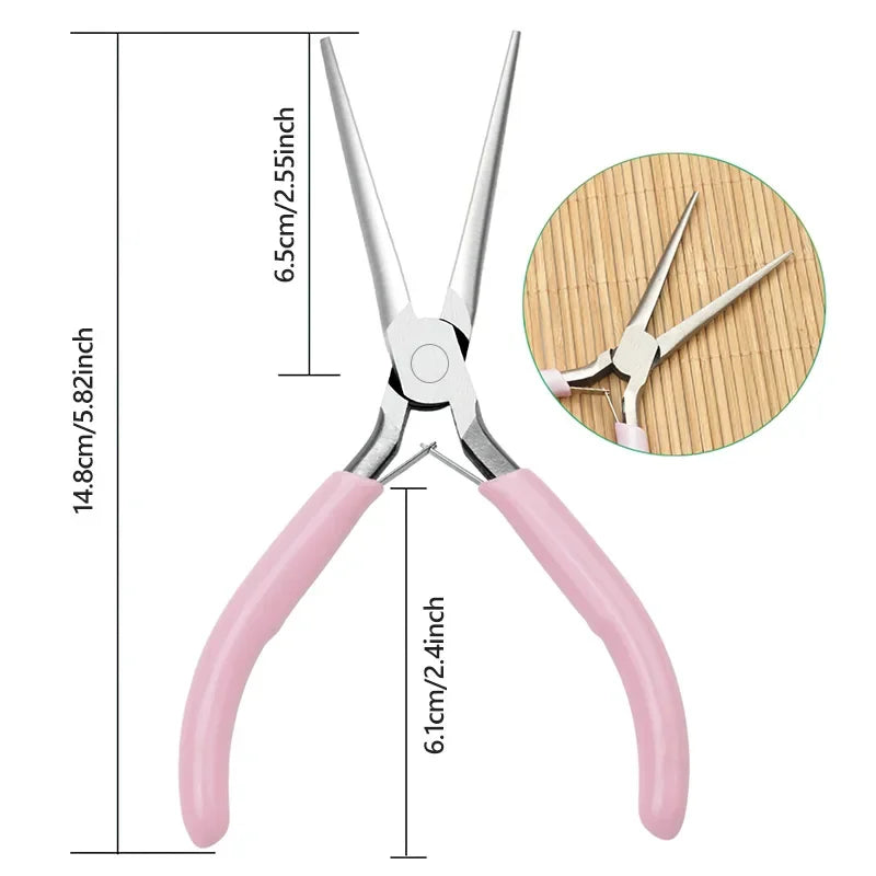 8 Style Jewelry Pliers Tools & Equipment Kit | DIY Jewelry Making Tool Set