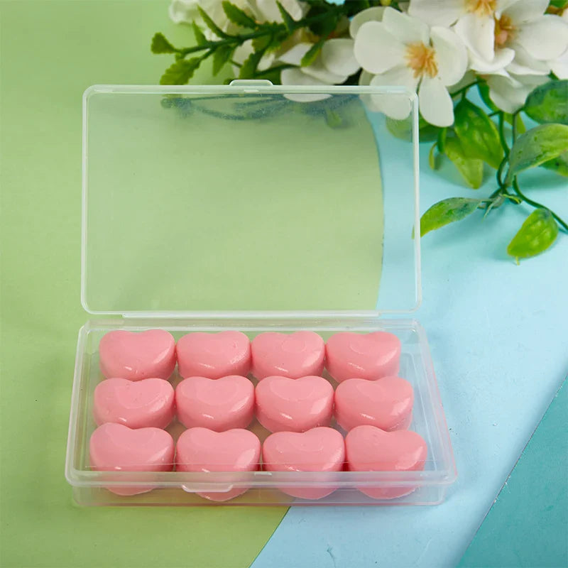 12 Pcs Silicone Ear Plugs Reusable Noise Reduction | Sleeping Protection