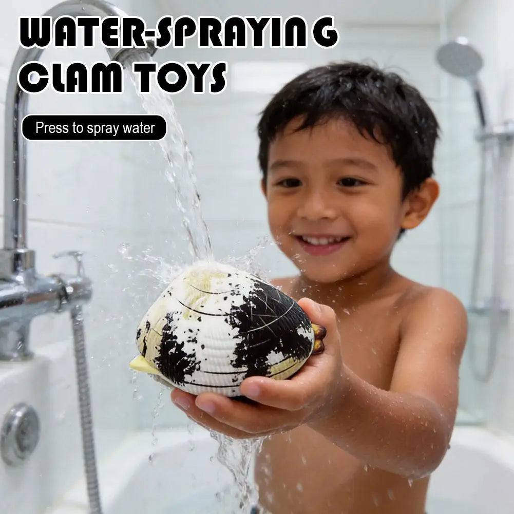 Baby Bath Seashell Toy | Press Water Spray Fun for Pool and Beach