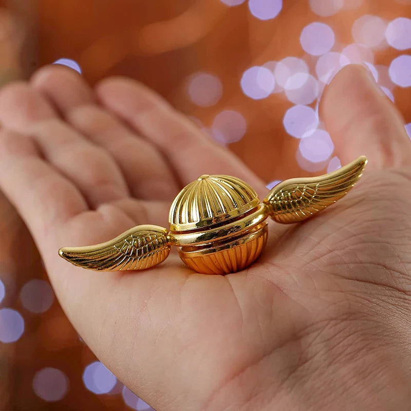 Fingertip Spinning Gyroscope Fidget Spinner | Metal Anti Stress Desk Toy for Adults and Kids