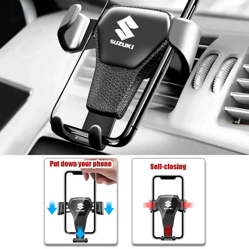 Car Phone Holder for Suzuki Swift Jimny Alto SX4 | Gravity Auto Clamp Bracket