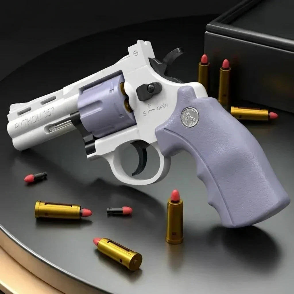 Soft Bullet Toy Gun ZP5 | Revolver Mechanical Continuous Shooting Launcher for Kids