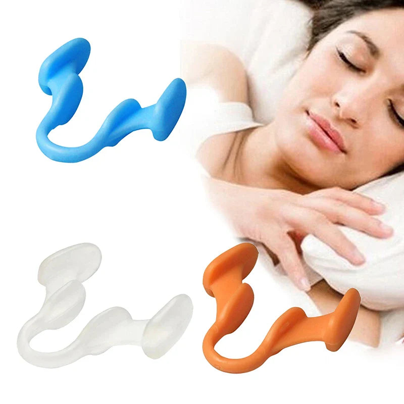 Silicone Anti Snoring Nasal Dilator | Comfortable Sleep Aid Nose Clip