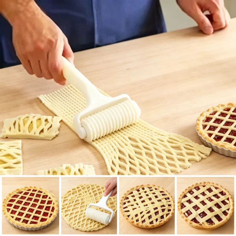 Lattice Pizza Cutter Wheel | Pastry Roller for Wellington and Baking